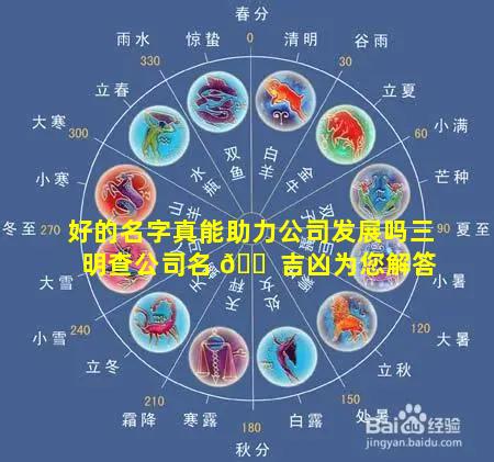 好的名字真能助力公司发展吗三明查公司名 🐠 吉凶为您解答